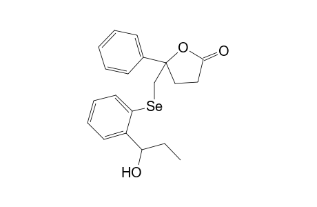 5-[2-(1-Hydroxy-propyl)-phenylselanylmethyl]-5-phenyl-dihydro-furan-2-one