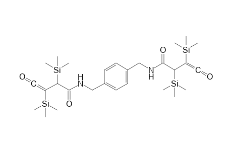 4-keto-N-[4-[[[4-keto-2,3-bis(trimethylsilyl)but-3-enoyl]amino]methyl]benzyl]-2,3-bis(trimethylsilyl)but-3-enamide