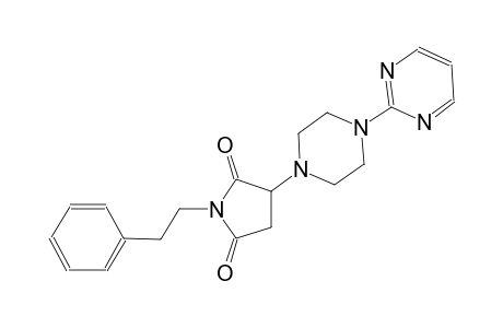 1-(2-Phenylethyl)-3-[4-(2-pyrimidinyl)-1-piperazinyl]-2,5-pyrrolidinedione