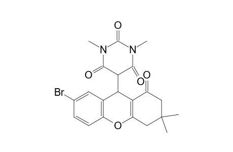 5-(7-Bromo-3,3-dimethyl-1-oxo-2,3,4,9-tetrahydro-1H-xanthen-9-yl)-1,3-dimethylpyrimidine-2,4,6(1H,3H,5H)-trione