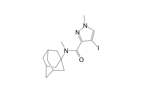 N-(1-adamantyl)-4-iodo-N,1-dimethyl-1H-pyrazole-3-carboxamide