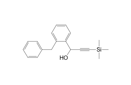 1-(2-Benzylphenyl)-3-trimethylsilyl-2-propyn-1-ol