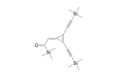 Ethanone, 2-[2,3-bis[(trimethylsilyl)ethynyl]-2-cyclopropen-1-ylidene]-1-(trimethylsilyl)-