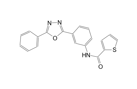 N-[3-(5-phenyl-1,3,4-oxadiazol-2-yl)phenyl]-2-thiophenecarboxamide