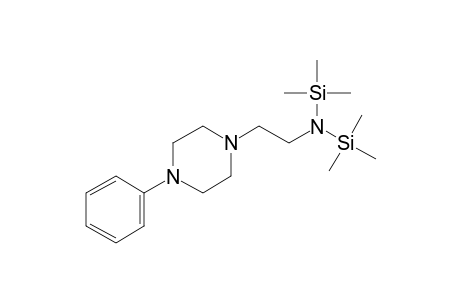 2-(4-Phenyl-1-piperazinyl)ethanamine, 2tms derivative