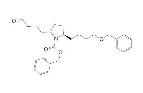 (2R,5R)-5-[4-(Benzoyloxy)butyl]-2-[4-oxobutyl]-N-[(benzyloxy)carbonyl]pyrrolidine