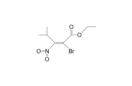(Z)-2-Bromo-4-methyl-3-nitro-2-pentenoic acid, ethyl ester