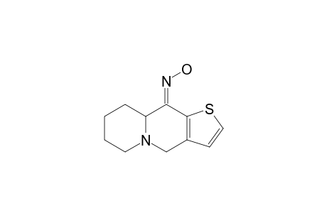 10-OXIMINOTHIENO-[2,3-B]-QUINOLIZIDINE