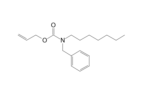 Carbonic acid, monoamide, N-benzyl-N-heptyl-, allyl ester