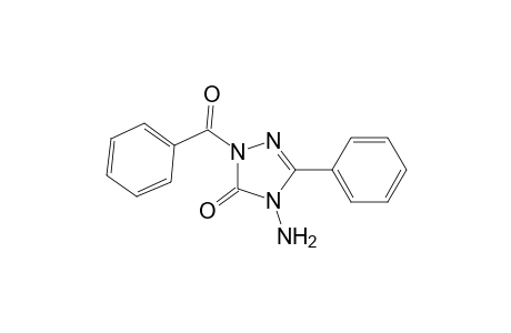 3H-1,2,4-Triazol-3-one, 4-amino-2-benzoyl-2,4-dihydro-5-phenyl-