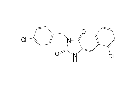 (5E)-3-(4-chlorobenzyl)-5-(2-chlorobenzylidene)-2,4-imidazolidinedione