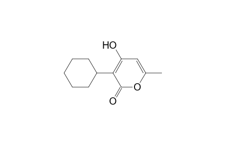 3-cyclohexyl-4-hydroxy-6-methyl-2-pyrone