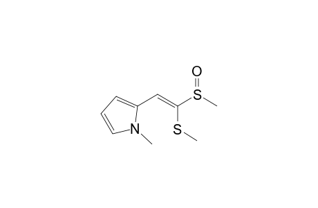 2-(1-Methyl-2-pyrrolyl)-1-methylsulfinyl-1-methylthioethylene
