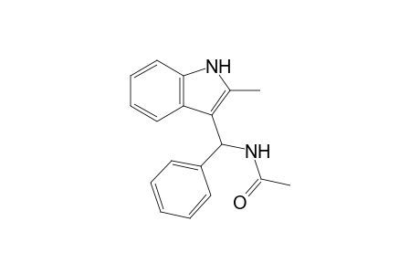 N-[(2-Methyl-1H-indol-3-yl)(phenyl)methyl]acetamide