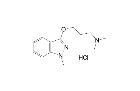 3-[3-(dimethylamino)propoxy]-1-methyl-1H-indazole, hydrochloride