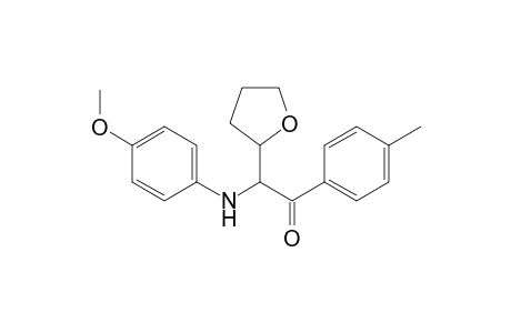 2-(4-Methoxyphenylamino)-2-(tetrahydrofuran-2-yl)-1-p-tolylethanone