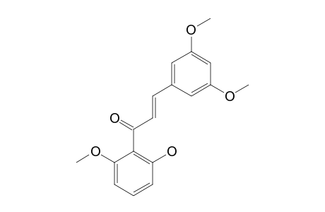 (E)-3-(3,5-DIMETHOXYPHENYL)-1-(2-HYDROXY-6-METHOXYPHENYL)-PROP-2-EN-1-ONE