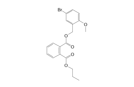 Phthalic acid, 5-bromo-2-methoxybenzyl propyl ester