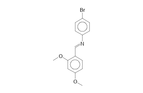 4-Bromobenzene, 2,4-dimethoxybezylideneamino-