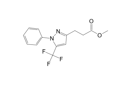 Methyl 3-(1-phenyl-5-(trifluoromethyl)-1H-pyrazol-3-yl)propanoate