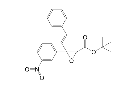 2-[(t-Butoxy)carbonyl]-3-(3'-nitrophenyl)-3-(.beta.-styryl.)-oxirane