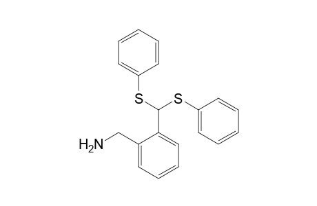 {2-[Bis(phenylsulfanyl)methyl]phenyl}methylamine