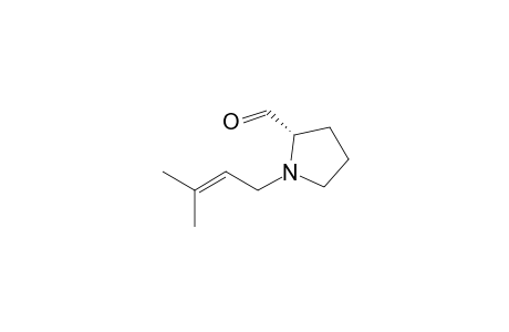 (2S)-1-(3-methylbut-2-enyl)-2-pyrrolidinecarboxaldehyde