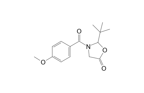 2-tert-Butyl-3-(4-methoxybenzoyl)-1,3-oxazolidin-5-one