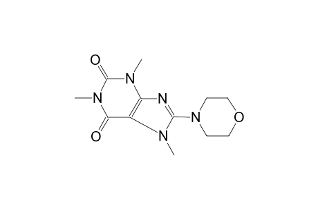 1H-purine-2,6-dione, 3,7-dihydro-1,3,7-trimethyl-8-(4-morpholinyl)-