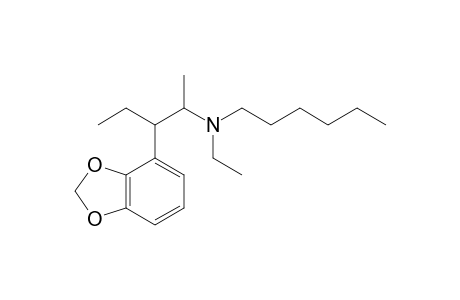 N-Ethyl-N-hexyl-3-(2,3-methylenedioxyphenyl)pentan-2-amine