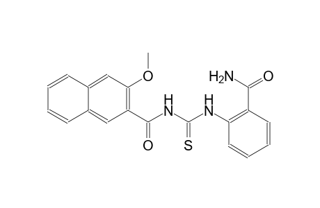 2-({[(3-methoxy-2-naphthoyl)amino]carbothioyl}amino)benzamide