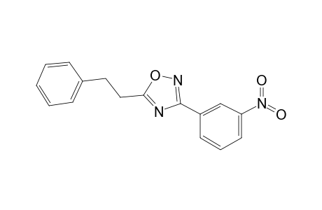 3-(3-Nitrophenyl)-5-(2-phenylethyl)-1,2,4-oxadiazole