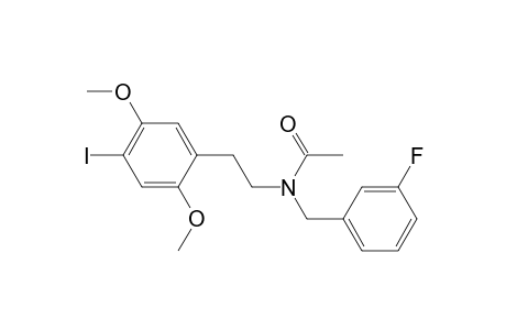 25I-NB-3-F Acetyl derivative