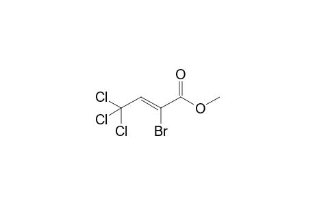 (Z)-2-bromo-4,4,4-trichloro-but-2-enoic acid methyl ester