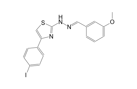 benzaldehyde, 3-methoxy-, [4-(4-iodophenyl)-2-thiazolyl]hydrazone