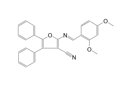 3-furancarbonitrile, 2-[[(E)-(2,4-dimethoxyphenyl)methylidene]amino]-4,5-diphenyl-