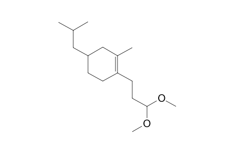 1-(3,3-Dimethoxypropyl)-4-isobutyl-2-methylcyclohex-1-ene