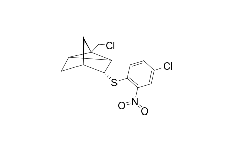 ENDO-3-(2'-NITRO-4'-CHLORO-1'-PHENYLTHIO)-1-CHLOROMETHYL-TRICYCLO-[2.2.1.0(2,6)]-HEPTANE