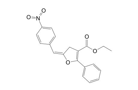 2-Phenyl-3-(ethoxycarbonyl)-5-(4-nitrophenylmethylene)furan