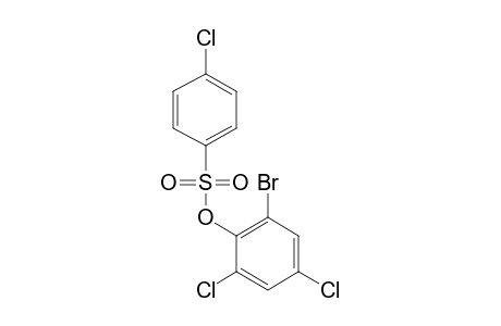 p-CHLOROBENZENESULFONIC ACID, 2-BROMO-4,6-DICHLOROPHENYL ESTER