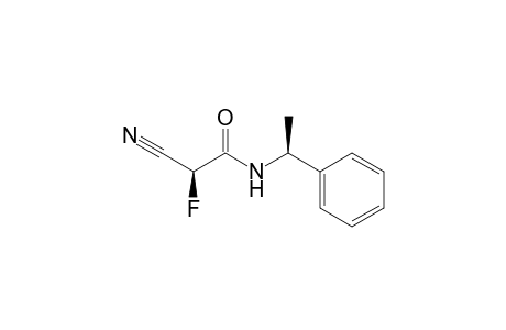 (S/R)-N-[(S)-1-Phenylethyl]-2-cyano-2-fluoroethanamide,