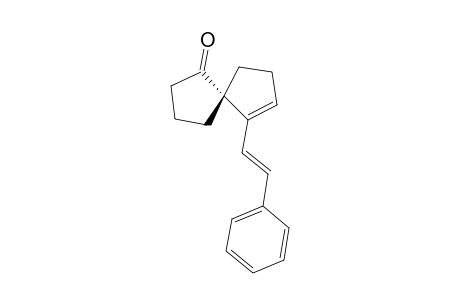 (5R)6-trans-.beta.-Styrylspiro[4.4]nona-6-en-1-one