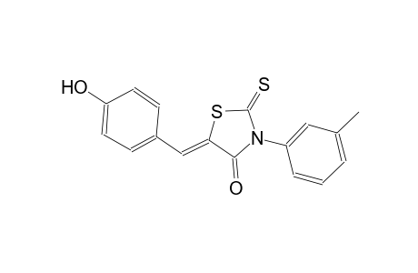 (5Z)-5-(4-hydroxybenzylidene)-3-(3-methylphenyl)-2-thioxo-1,3-thiazolidin-4-one