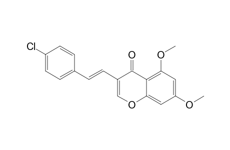 (E)-4'-Chloro-5,7-dimethoxy-3-styrylchromone