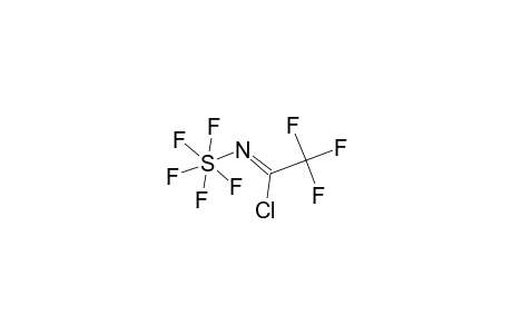 (1-Chloro-2,2,2-trifluoroethylidenimino)sulfur pentafluoride