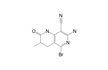 7-Amino-5-bromo-8-cyano-3,4-dihydro-3-methyl-1,6-naphthyridin-2(1H)-one