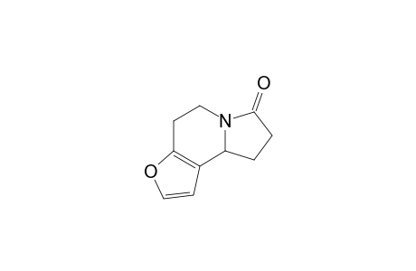 5,8,9,9a-tetrahydro-4H-furo[2,3-g]indolizin-7-one