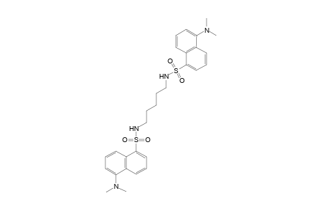 5-(Dimethylamino)-N-[5-(([5-(dimethylamino)-1-naphthyl]sulfonyl)amino)pentyl]-1-naphthalenesulfonamide