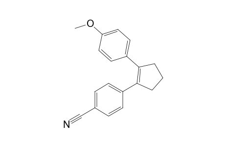 1-(4-Methoxyphenyl)-2-(p-cyanophenyl)cyclopentene