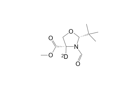 (2R,4S)-2-(tert-Butyl)-3-formyl(4-(2)H)oxazolidine-4-carbonsaure-methylester